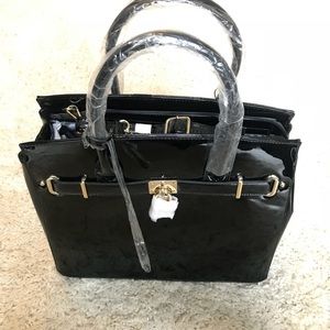 NWT SOCIOLOGY PATENT LEATHER BAG